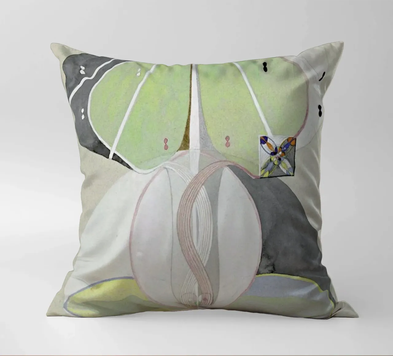Hilma af Klint - Tree of Knowledge III decorative cushion by Vintage by JUNIQE