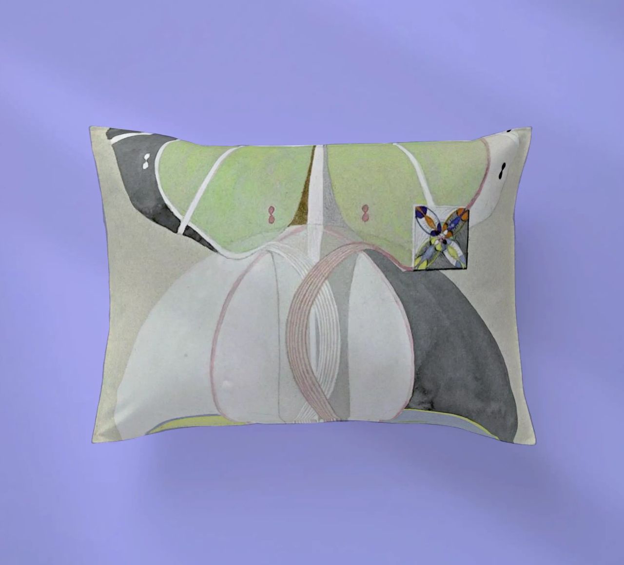 Hilma af Klint - Tree of Knowledge III decorative cushion by Vintage by JUNIQE