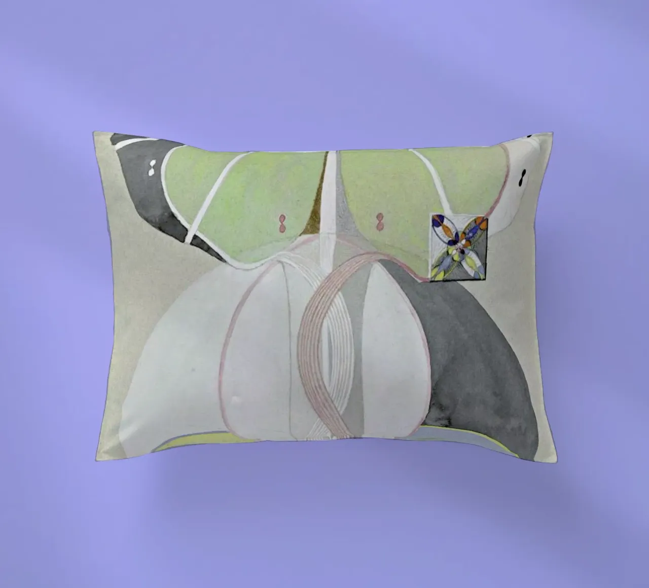 Hilma af Klint - Tree of Knowledge III cuscino da Vintage by JUNIQE