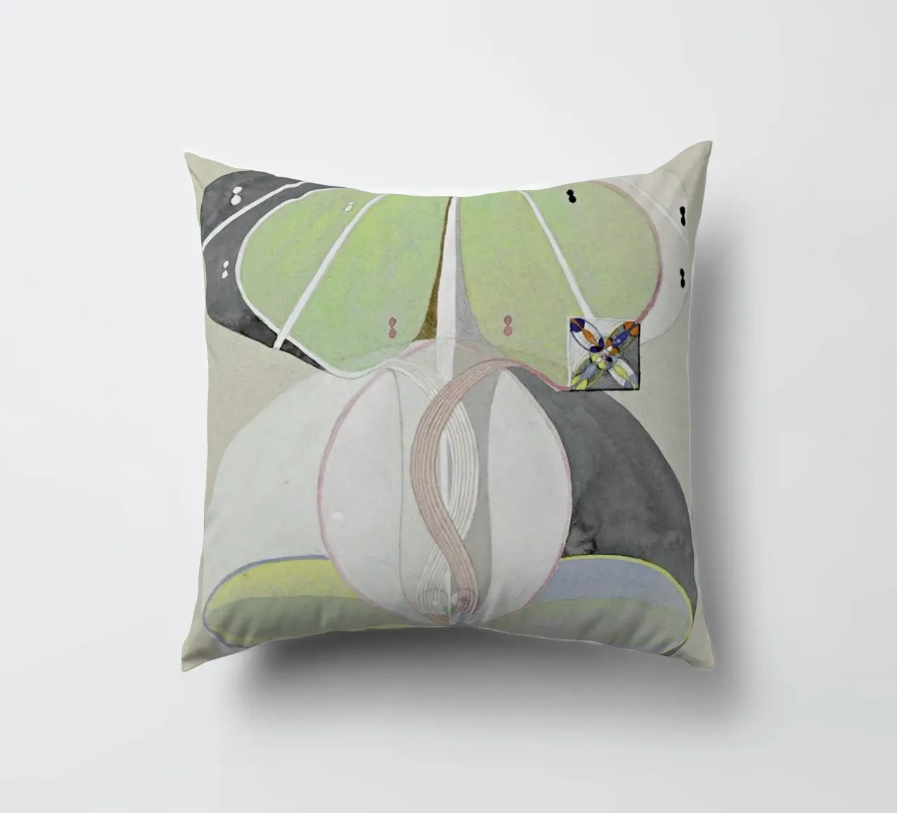 Hilma af Klint - Tree of Knowledge III Kissen von Vintage by JUNIQE