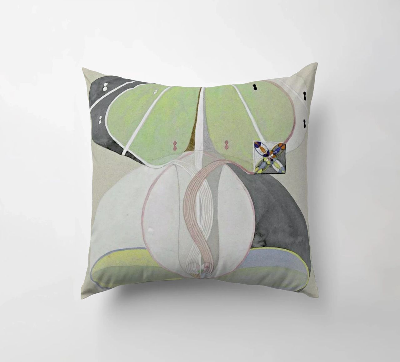 Hilma af Klint - Tree of Knowledge III decorative cushion by Vintage by JUNIQE