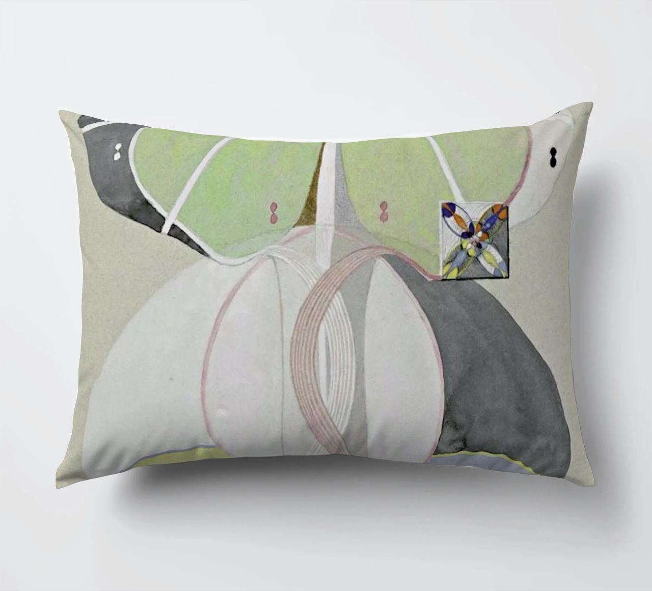 Hilma af Klint - Tree of Knowledge III decorative cushion by Vintage by JUNIQE
