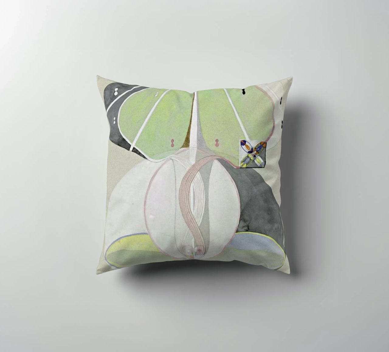 Hilma af Klint - Tree of Knowledge III decorative cushion by Vintage by JUNIQE