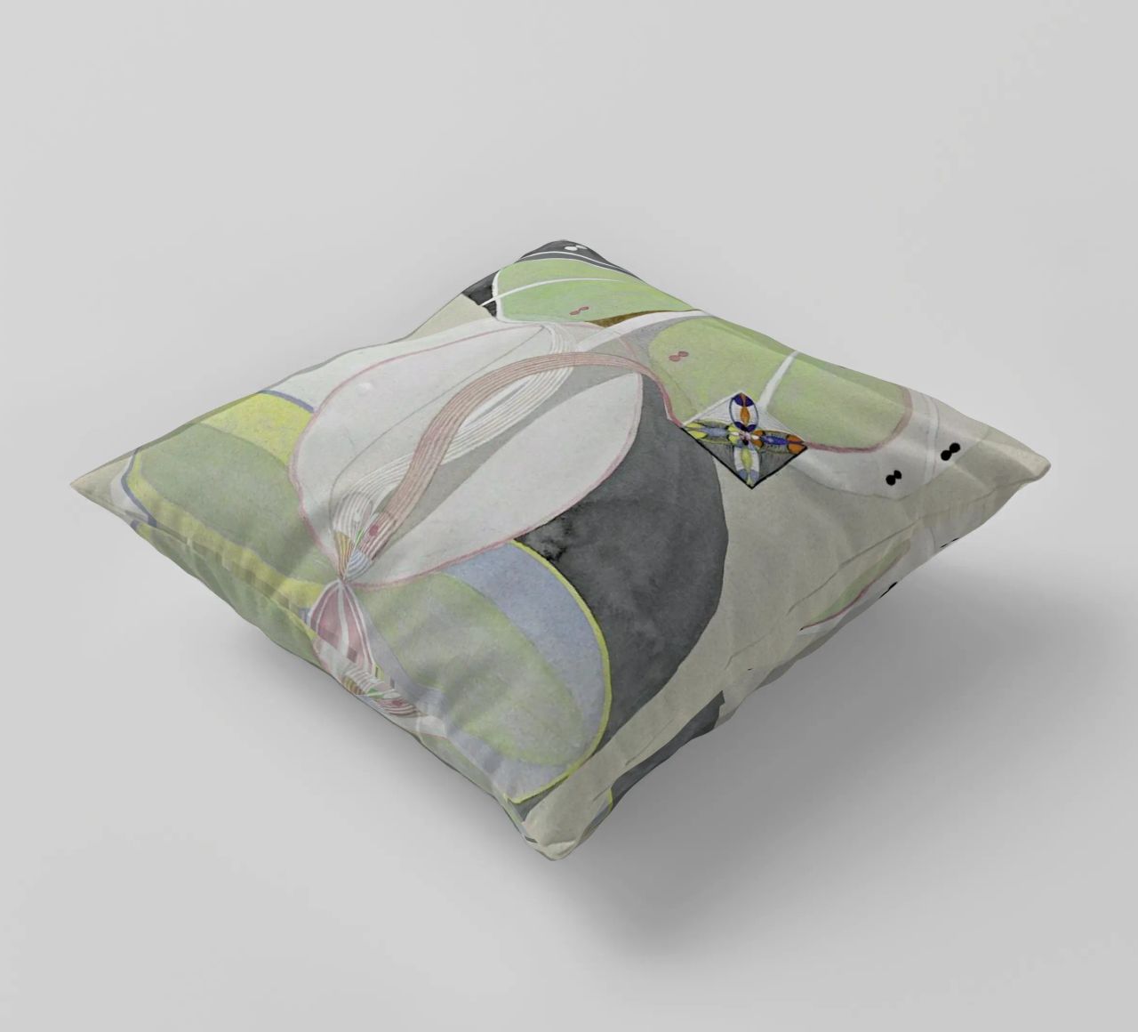 Hilma af Klint - Tree of Knowledge III decorative cushion by Vintage by JUNIQE