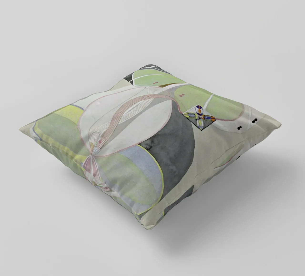 Hilma af Klint - Tree of Knowledge III decorative cushion by Vintage by JUNIQE