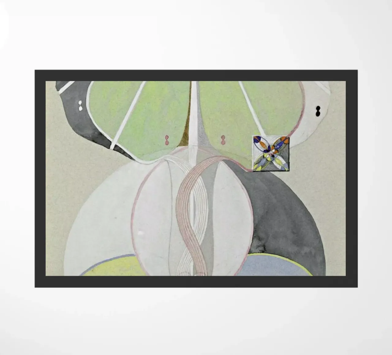 Hilma af Klint - Tree of Knowledge III Fußmatte von Vintage by JUNIQE