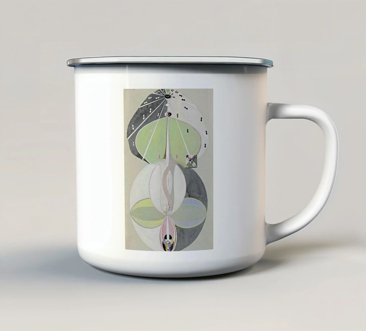 Hilma af Klint - Tree of Knowledge III enamel mug by Vintage by JUNIQE