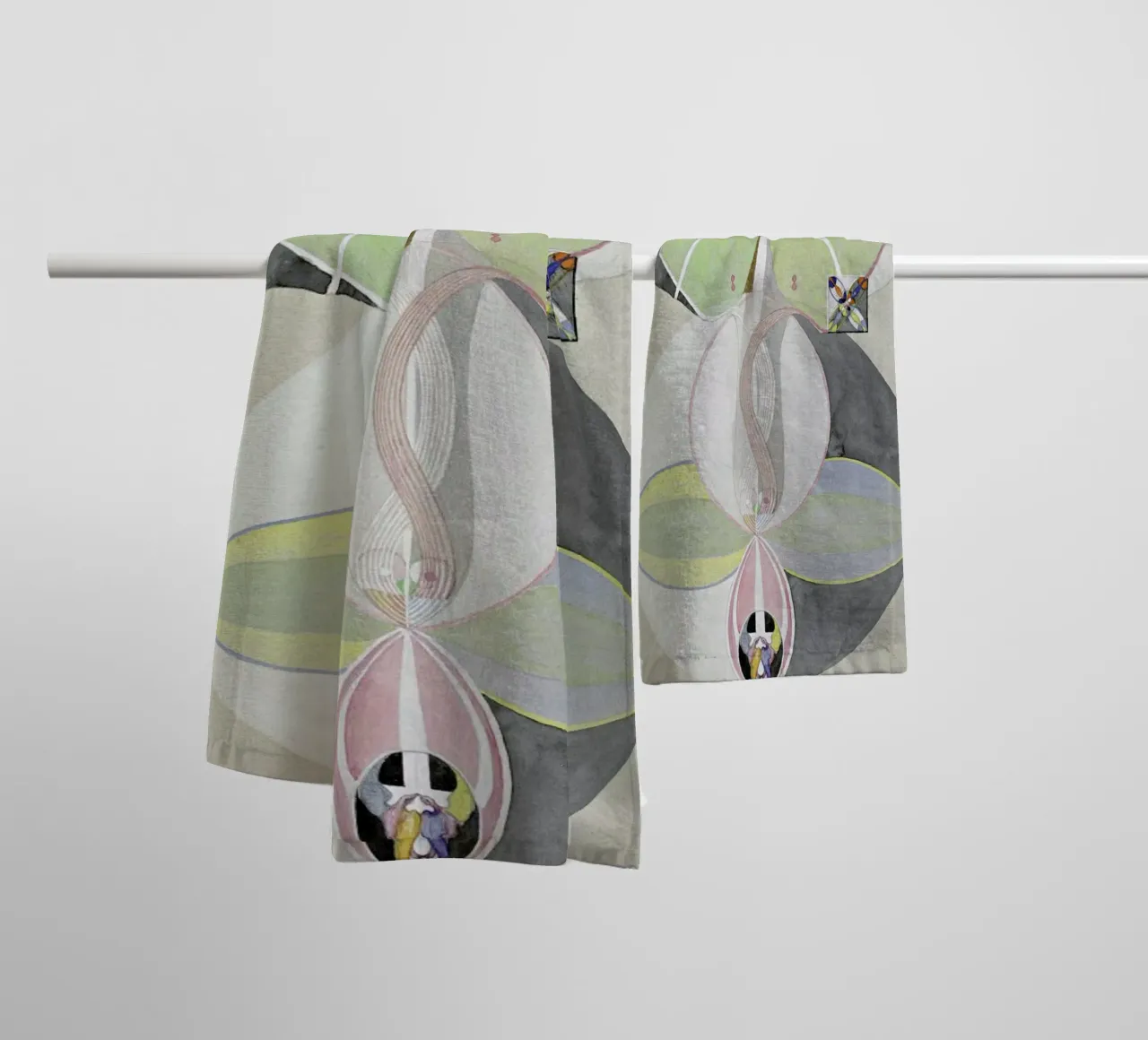 Hilma af Klint - Tree of Knowledge III towel by Vintage by JUNIQE