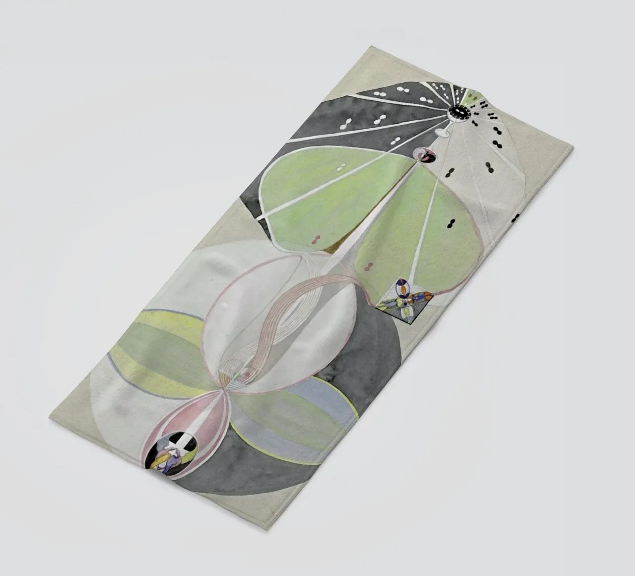 Hilma af Klint - Tree of Knowledge III telo mare da Vintage by JUNIQE