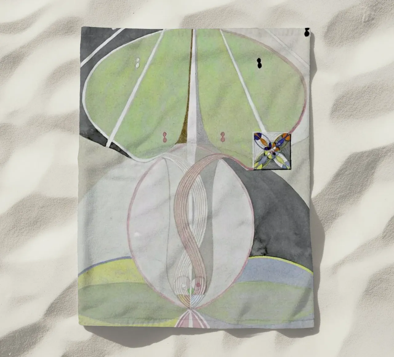 Hilma af Klint - Tree of Knowledge III telo mare da Vintage by JUNIQE