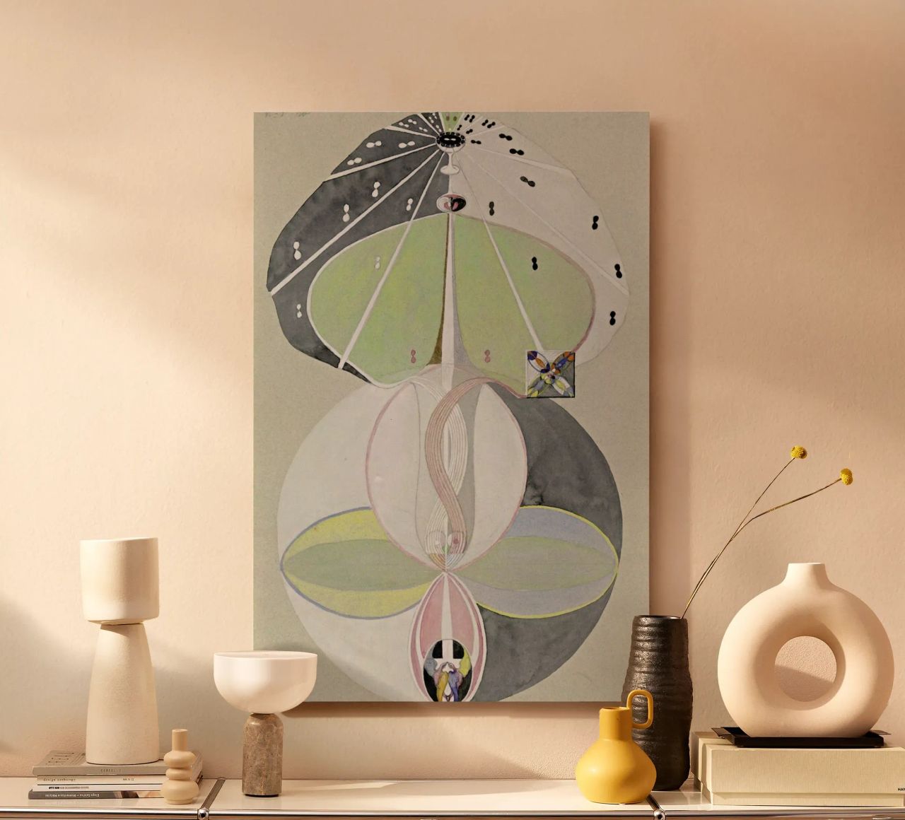 Hilma af Klint - Tree of Knowledge III alu-dibond by Vintage by JUNIQE
