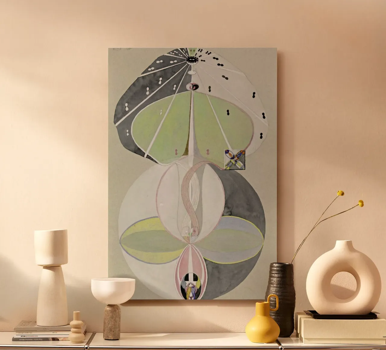 Hilma af Klint - Tree of Knowledge III alluminio dibond da Vintage by JUNIQE
