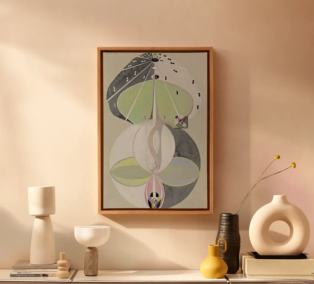 Hilma af Klint - Tree of Knowledge III canvas van Vintage by JUNIQE