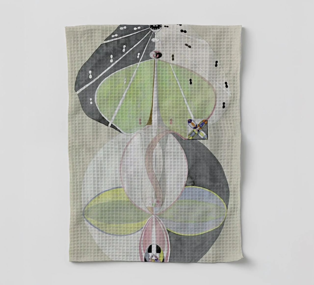 Hilma af Klint - Tree of Knowledge III tea towel by Vintage by JUNIQE