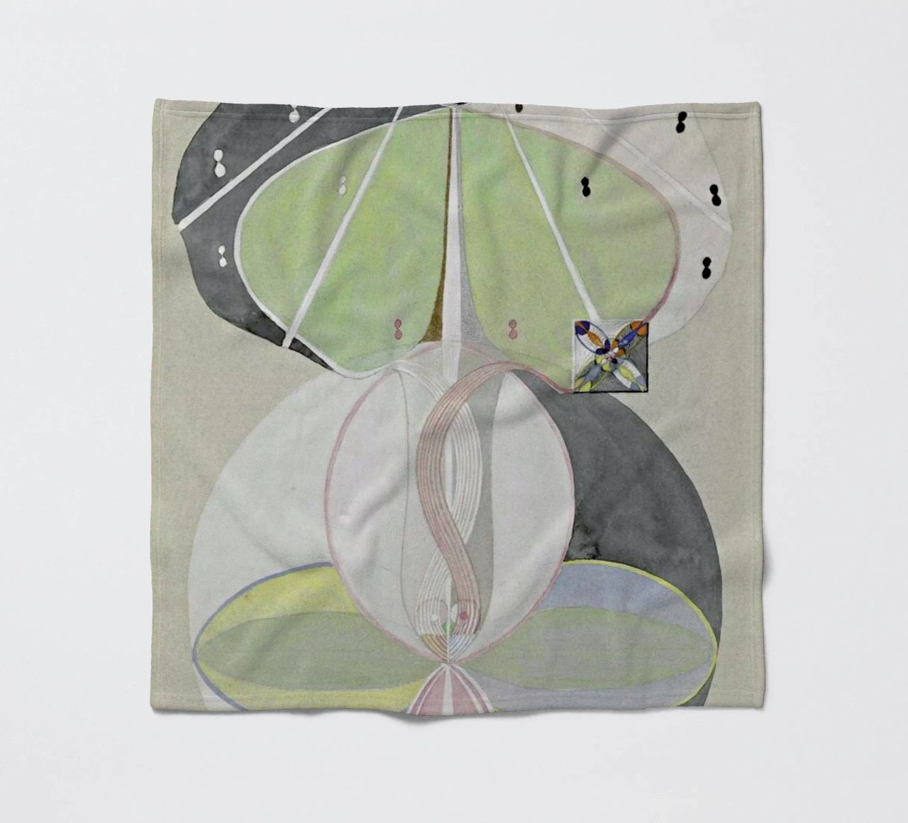 Hilma af Klint - Tree of Knowledge III fleece blanket by Vintage by JUNIQE