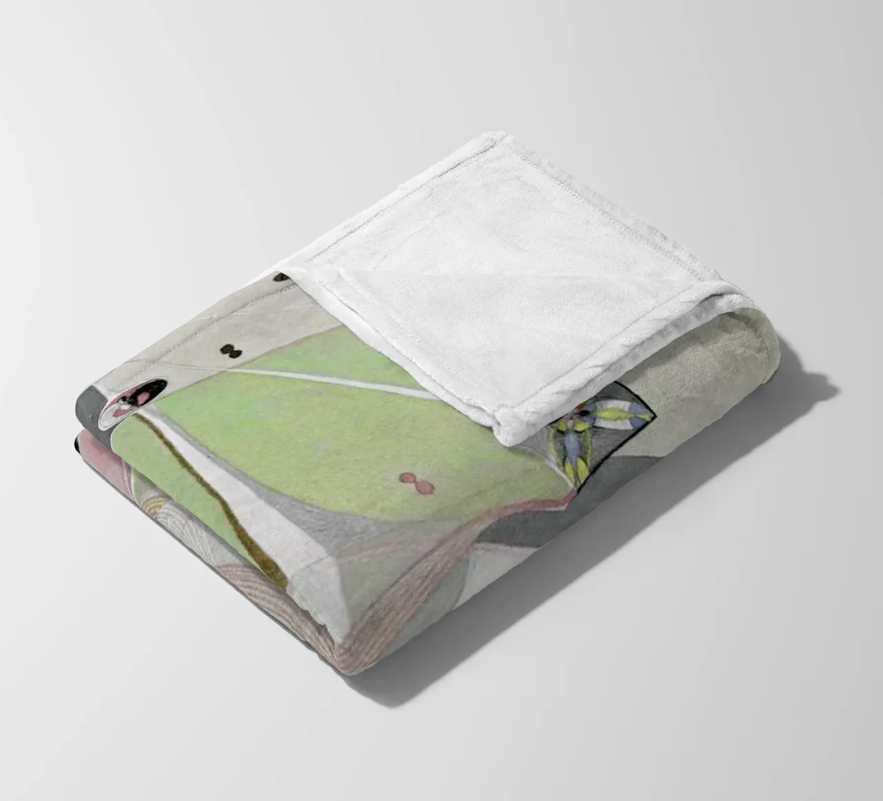 Hilma af Klint - Tree of Knowledge III coperta in pile da Vintage by JUNIQE