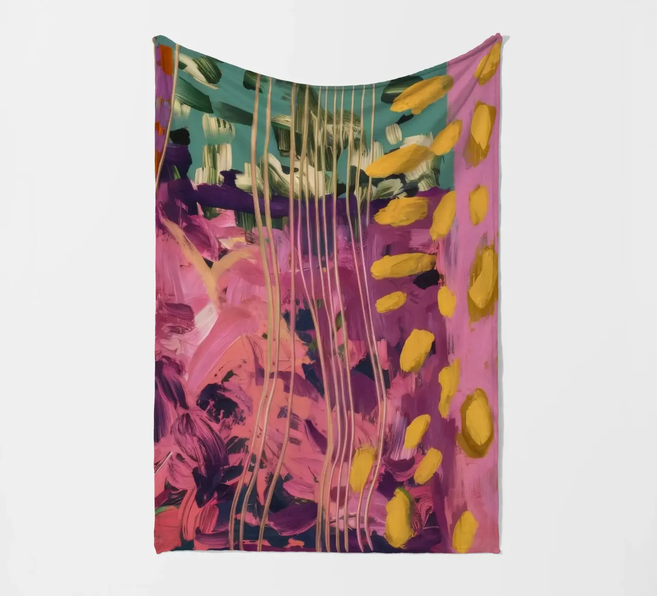 Sogno a pois fucsia coperta in pile da Sublime Layers