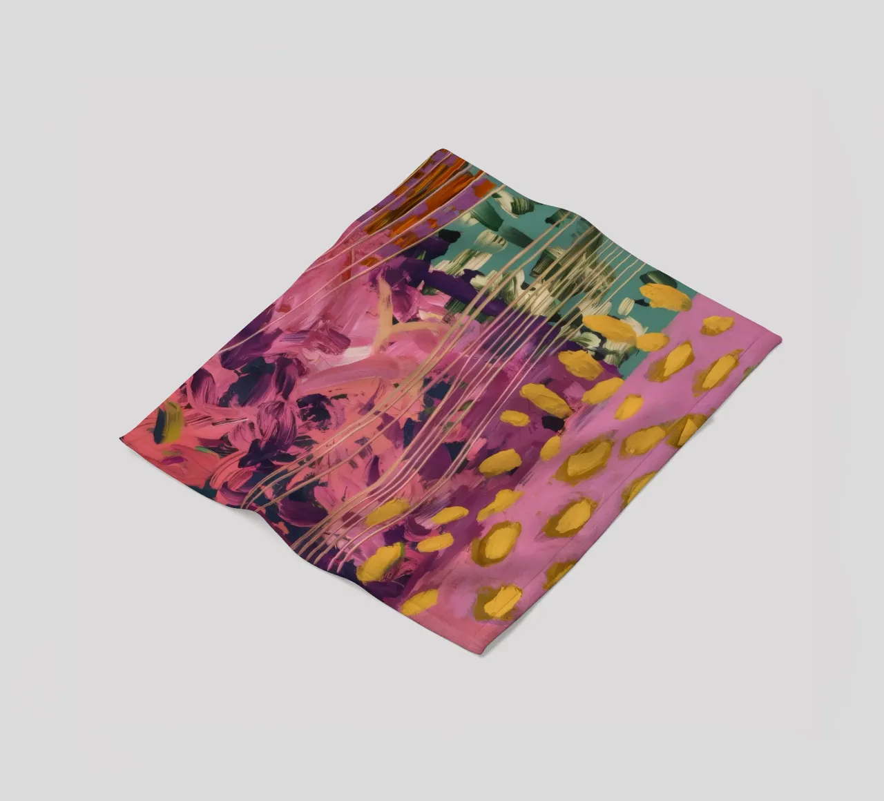 Sogno a pois fucsia coperta in pile da Sublime Layers