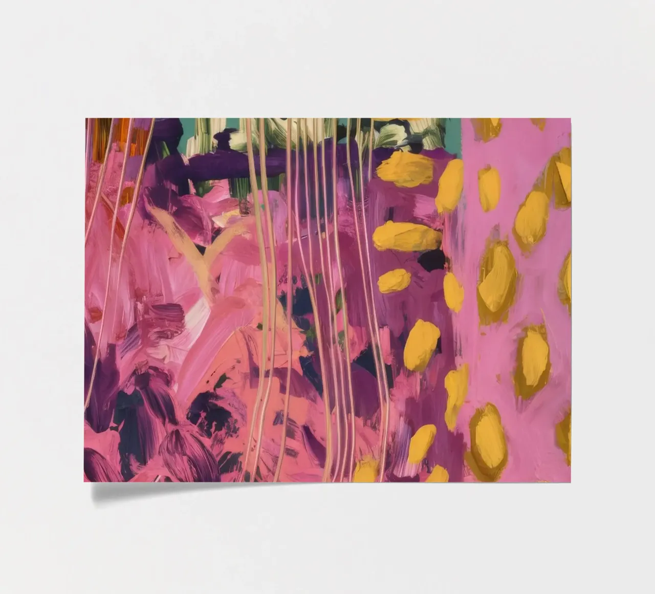 Fuchsia Dot Dream sticker sheet by Sublime Layers