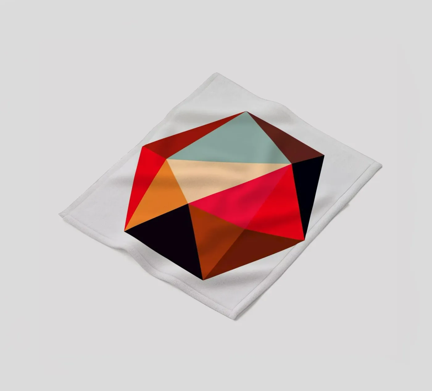 Hex 2 fleece blanket by Three Of The Possessed