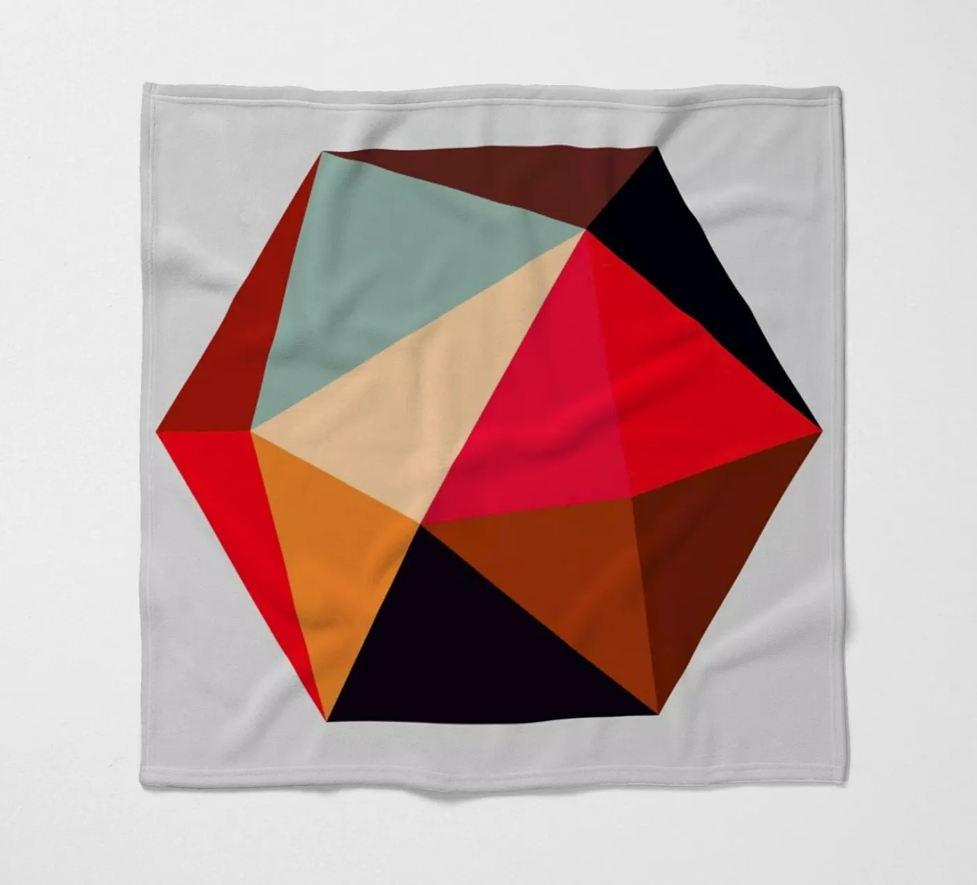 Hex 2 fleece blanket by Three Of The Possessed