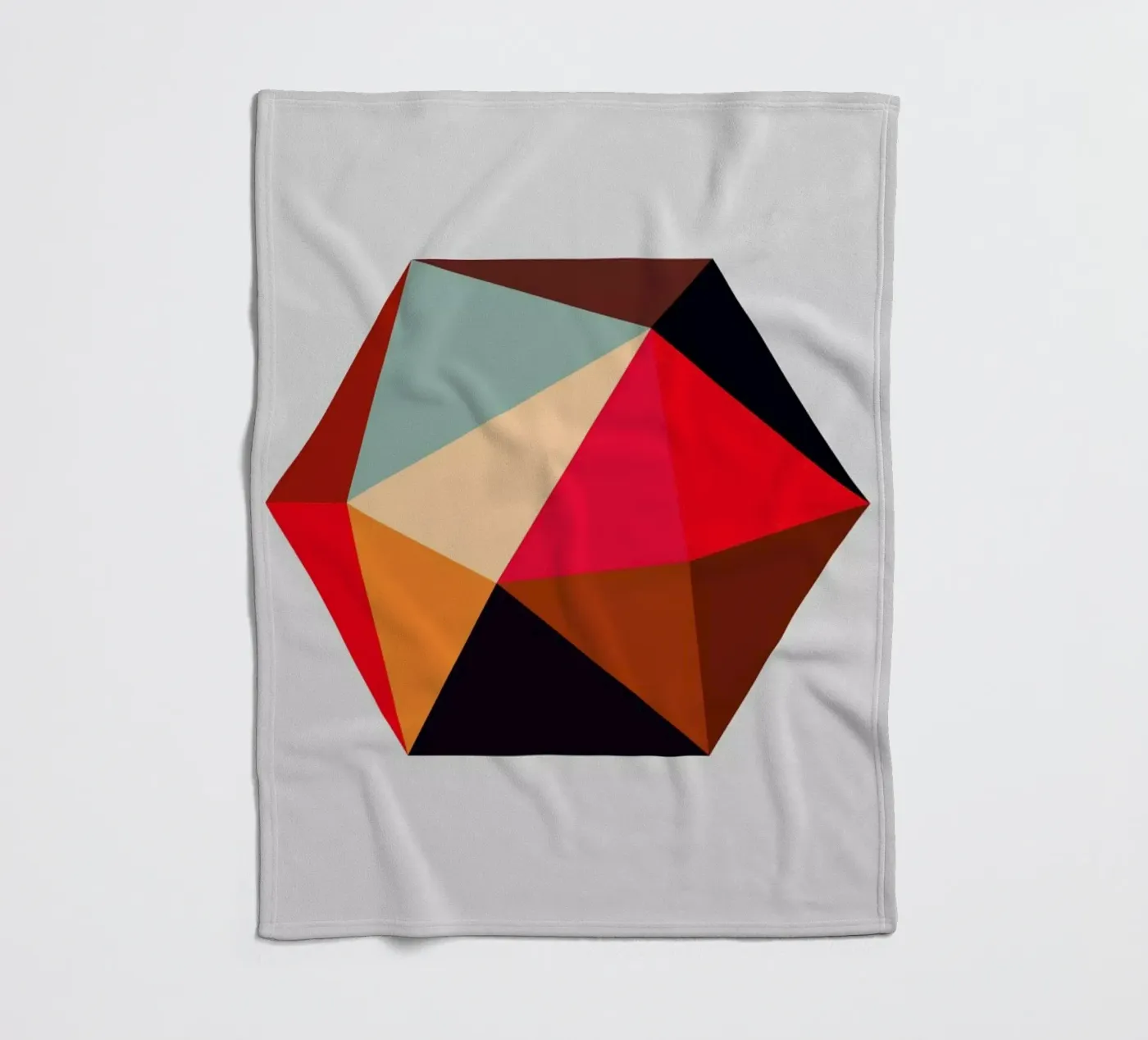 Hex 2 fleece blanket by Three Of The Possessed