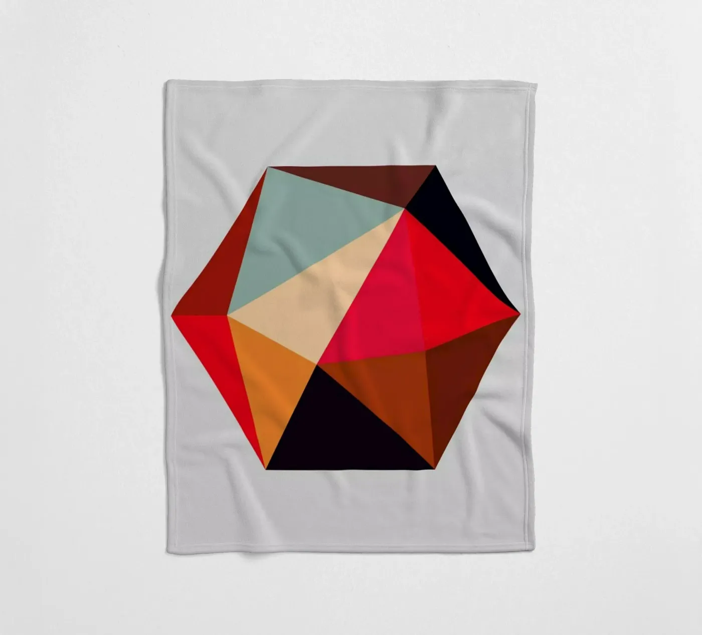 Hex 2 fleece blanket by Three Of The Possessed