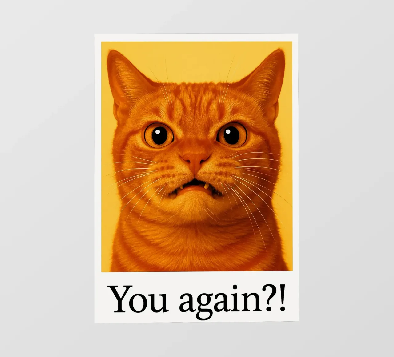 You Again Funny Cat photo wallpaper by Rawdenox