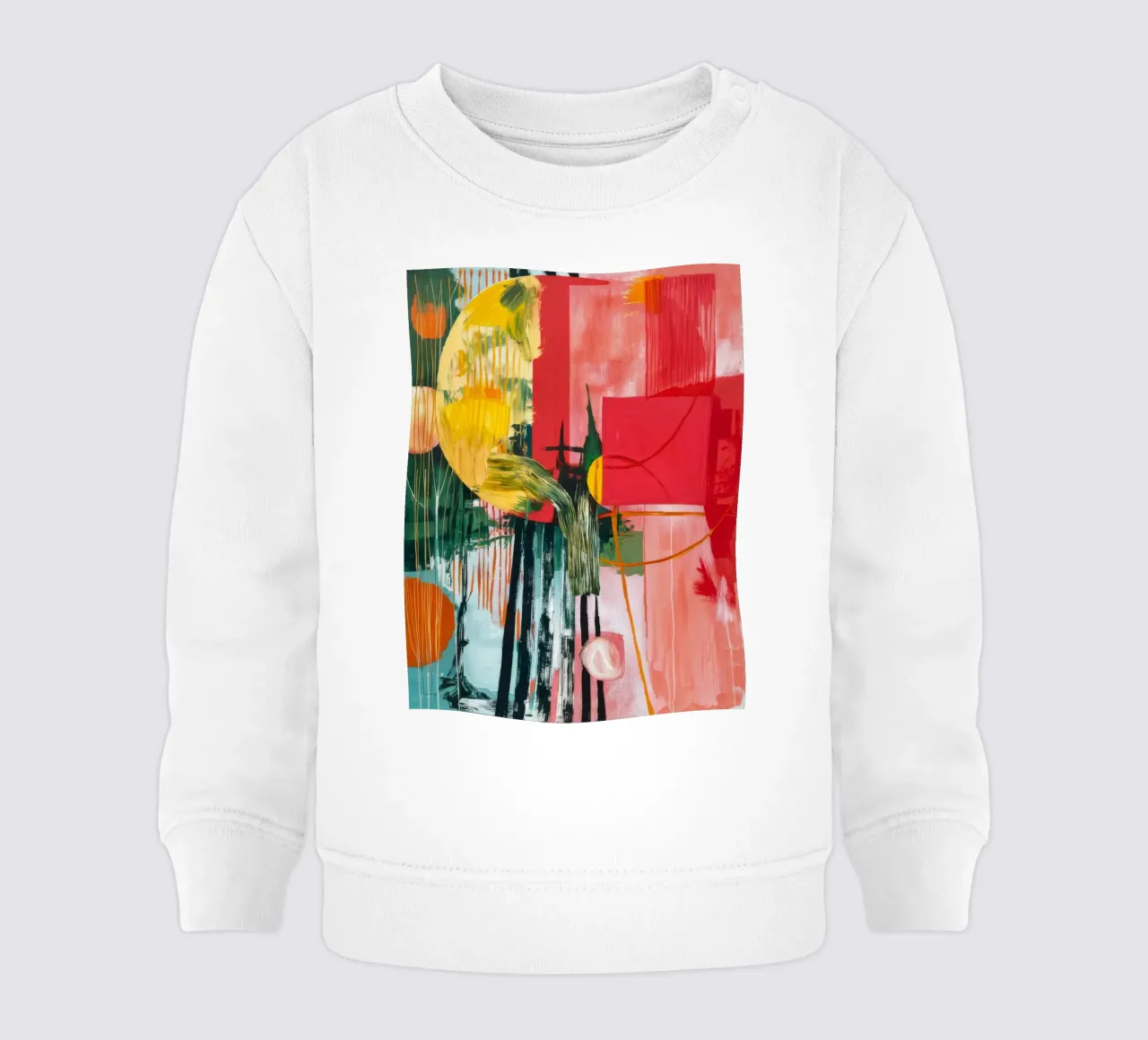 Frammenti di cremisi felpa neonato da Sublime Layers