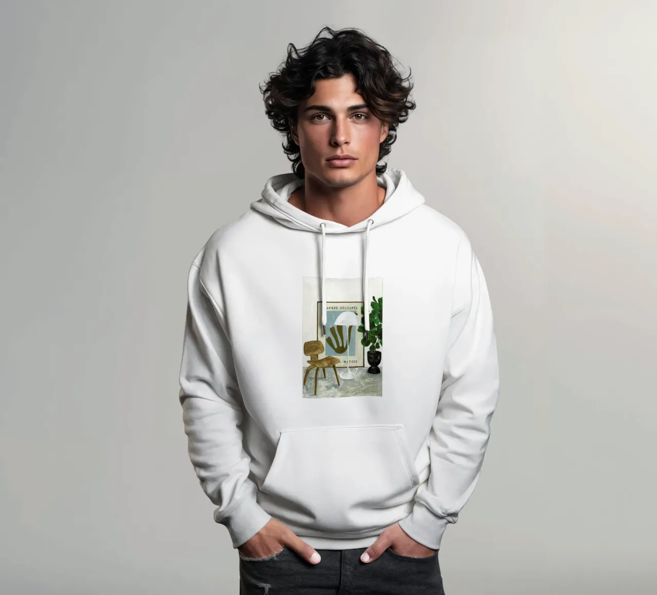 The Reading Spot felpa con cappuccio da Isabelle Vandeplassche