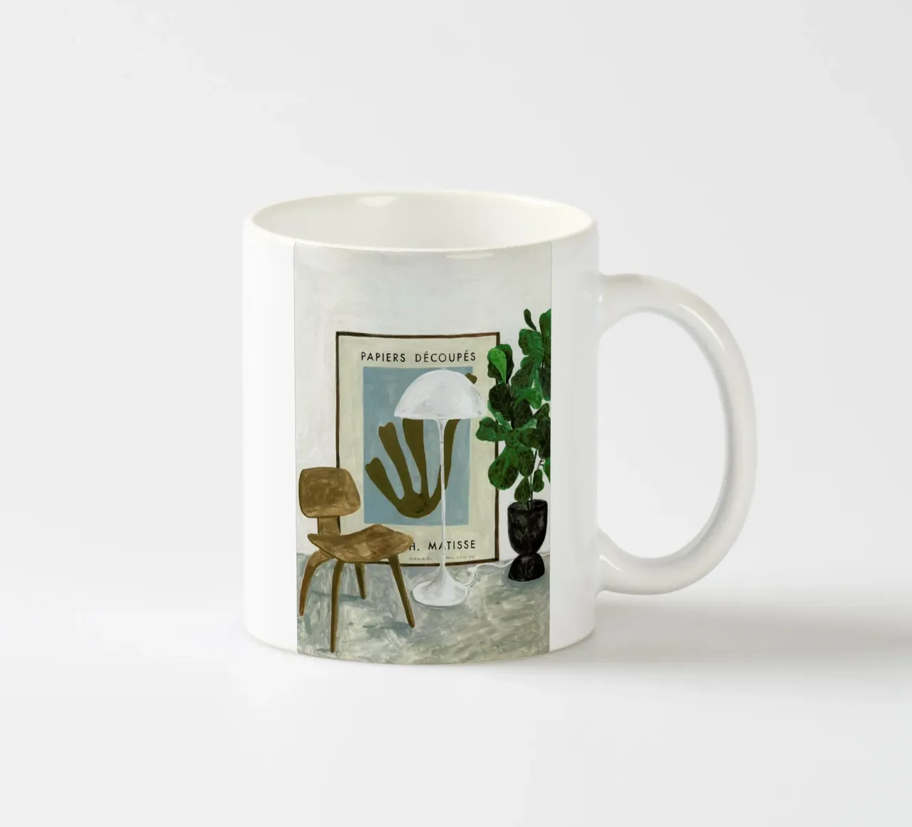 The Reading Spot ceramic mug by Isabelle Vandeplassche