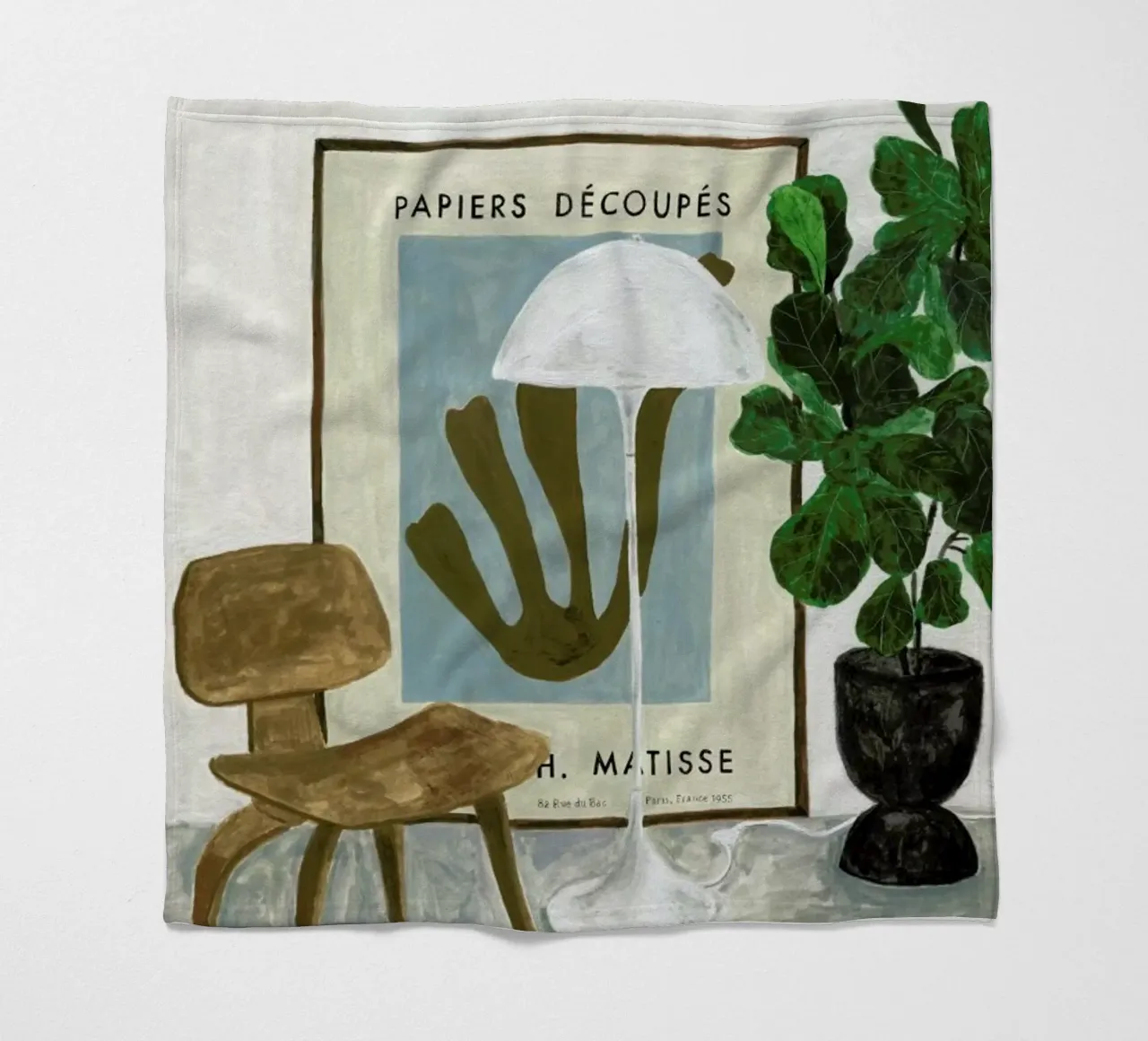 The Reading Spot coperta in pile da Isabelle Vandeplassche