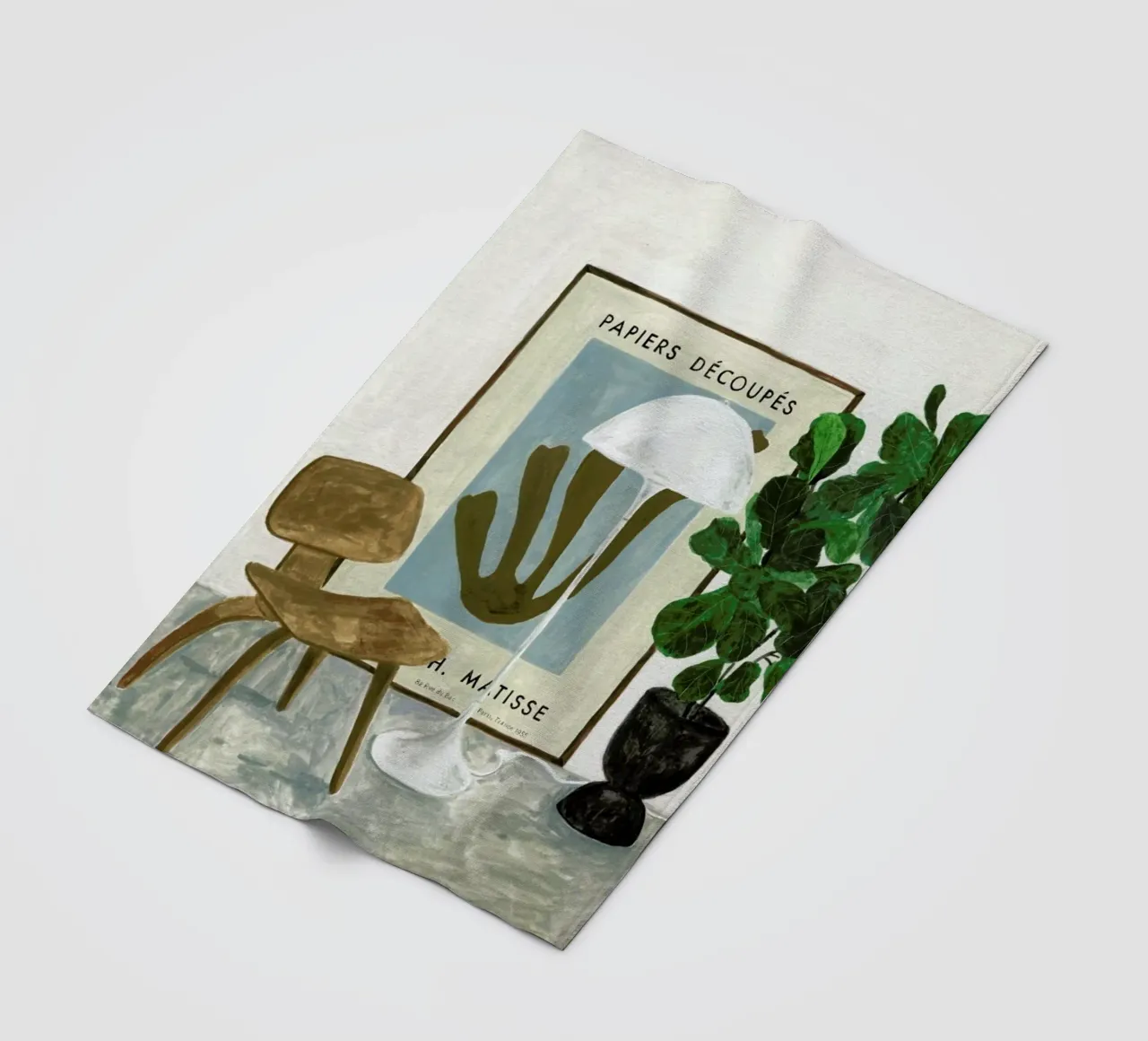 The Reading Spot coperta in pile da Isabelle Vandeplassche