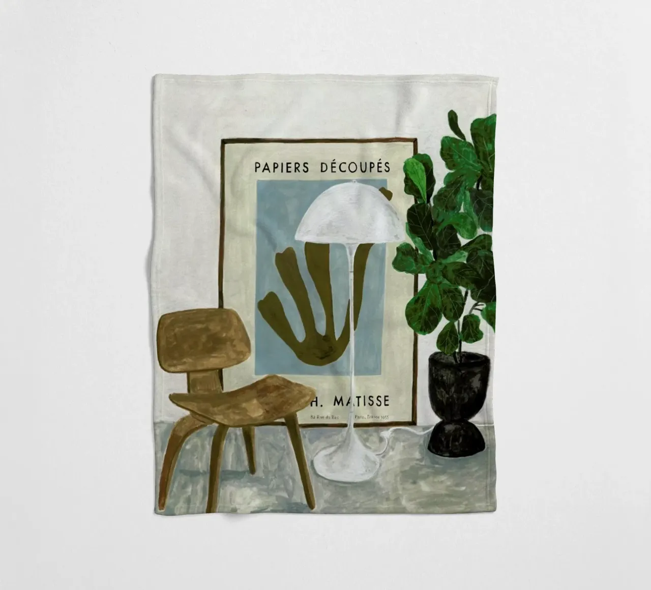 The Reading Spot coperta in pile da Isabelle Vandeplassche