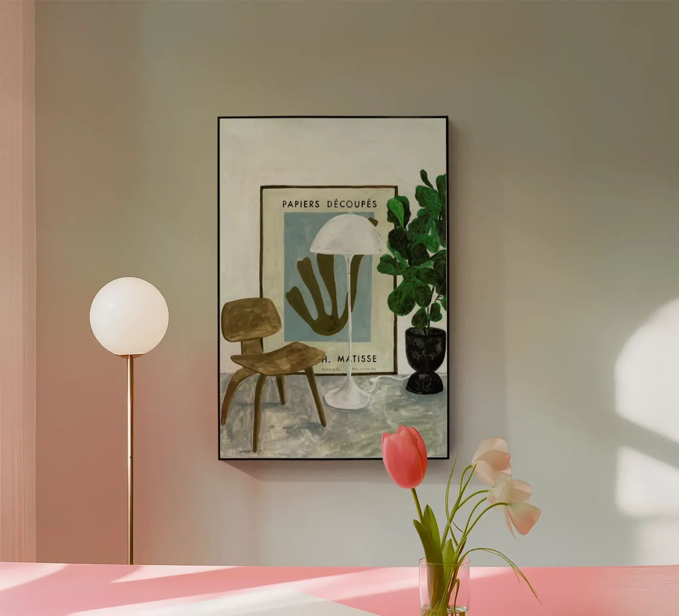 The Reading Spot acrylic glass by Isabelle Vandeplassche