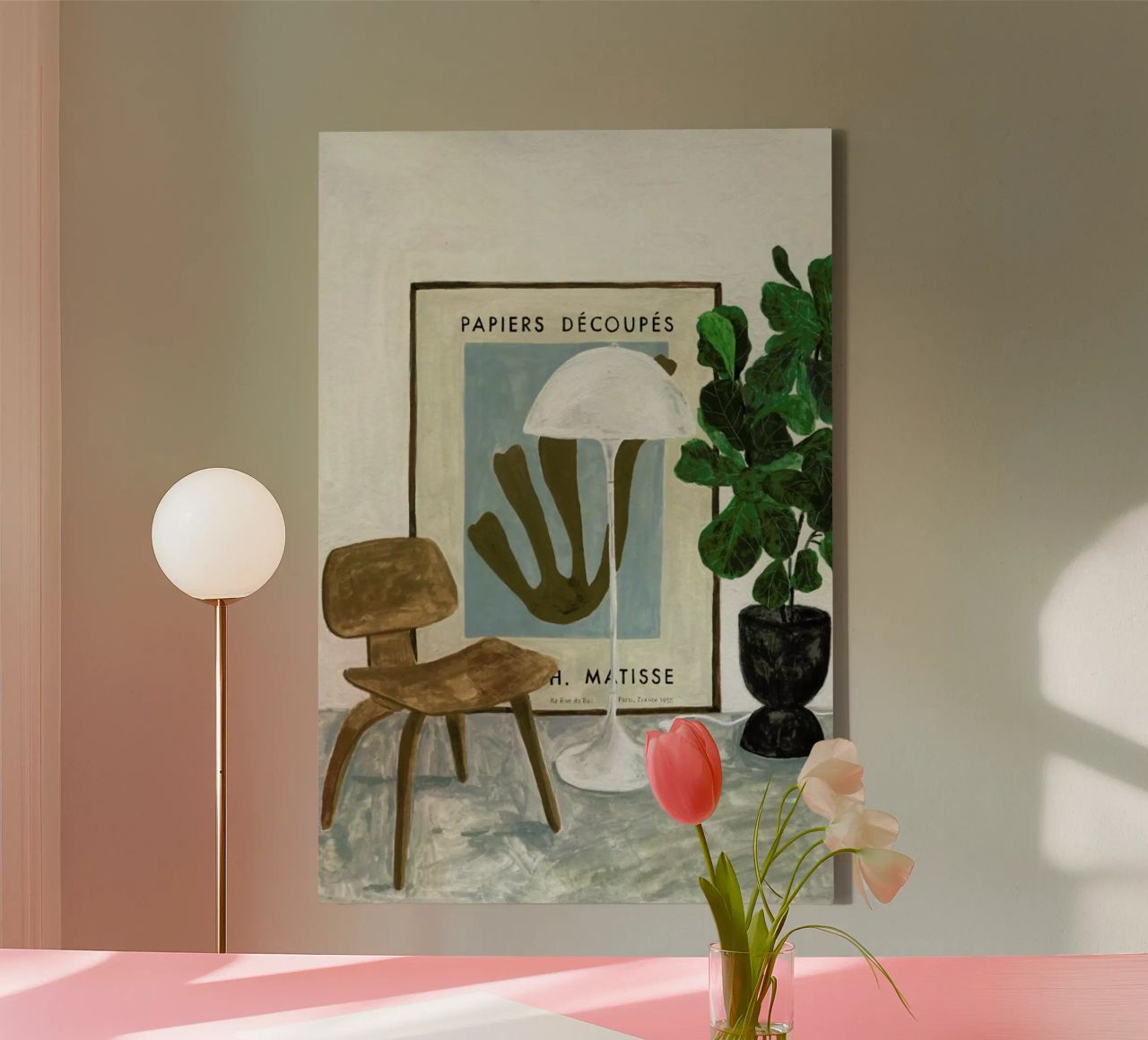 The Reading Spot tela da Isabelle Vandeplassche