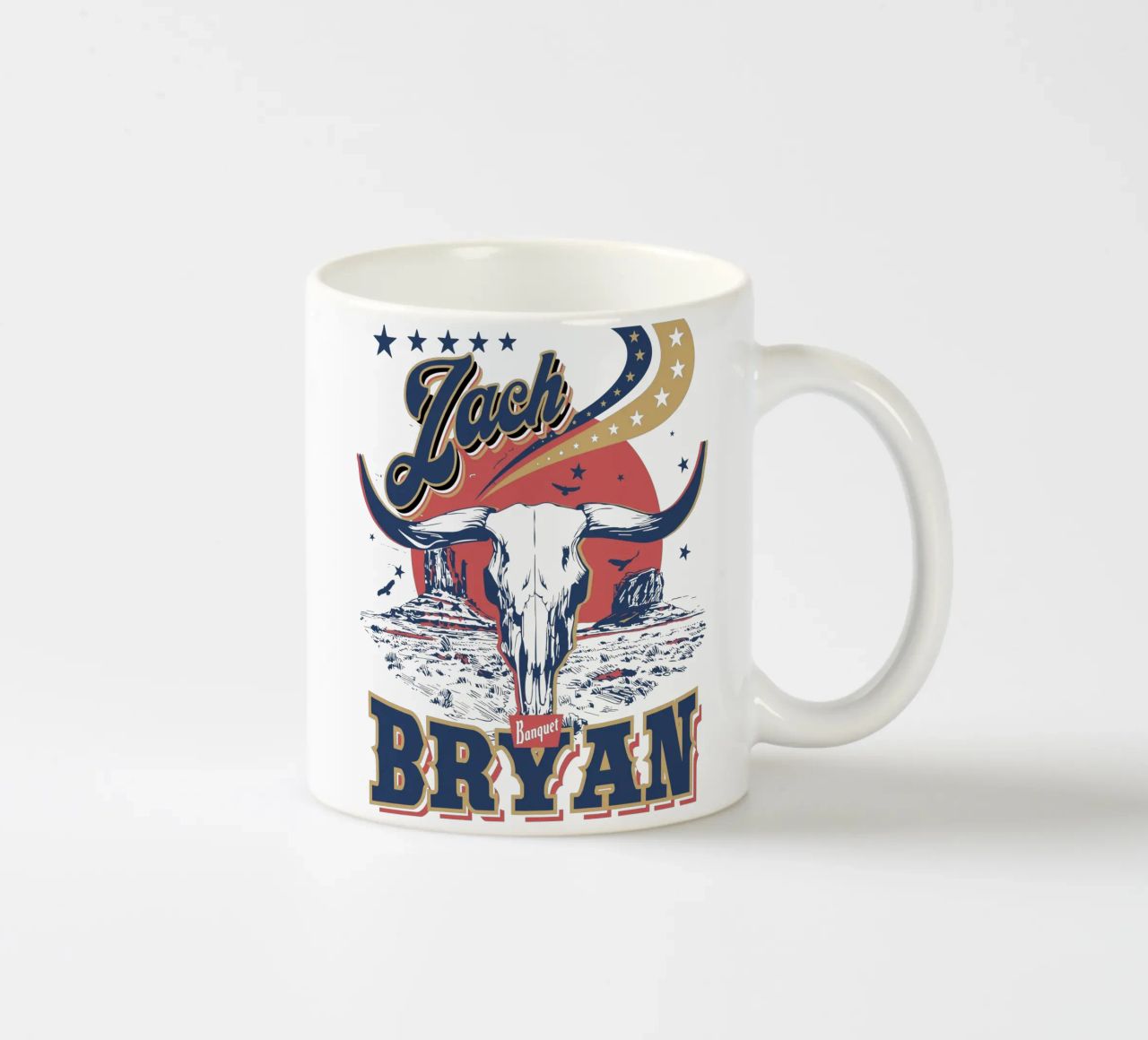 Zach Bryan Ustione solare alla testa tazza in ceramica da callmegreciaa