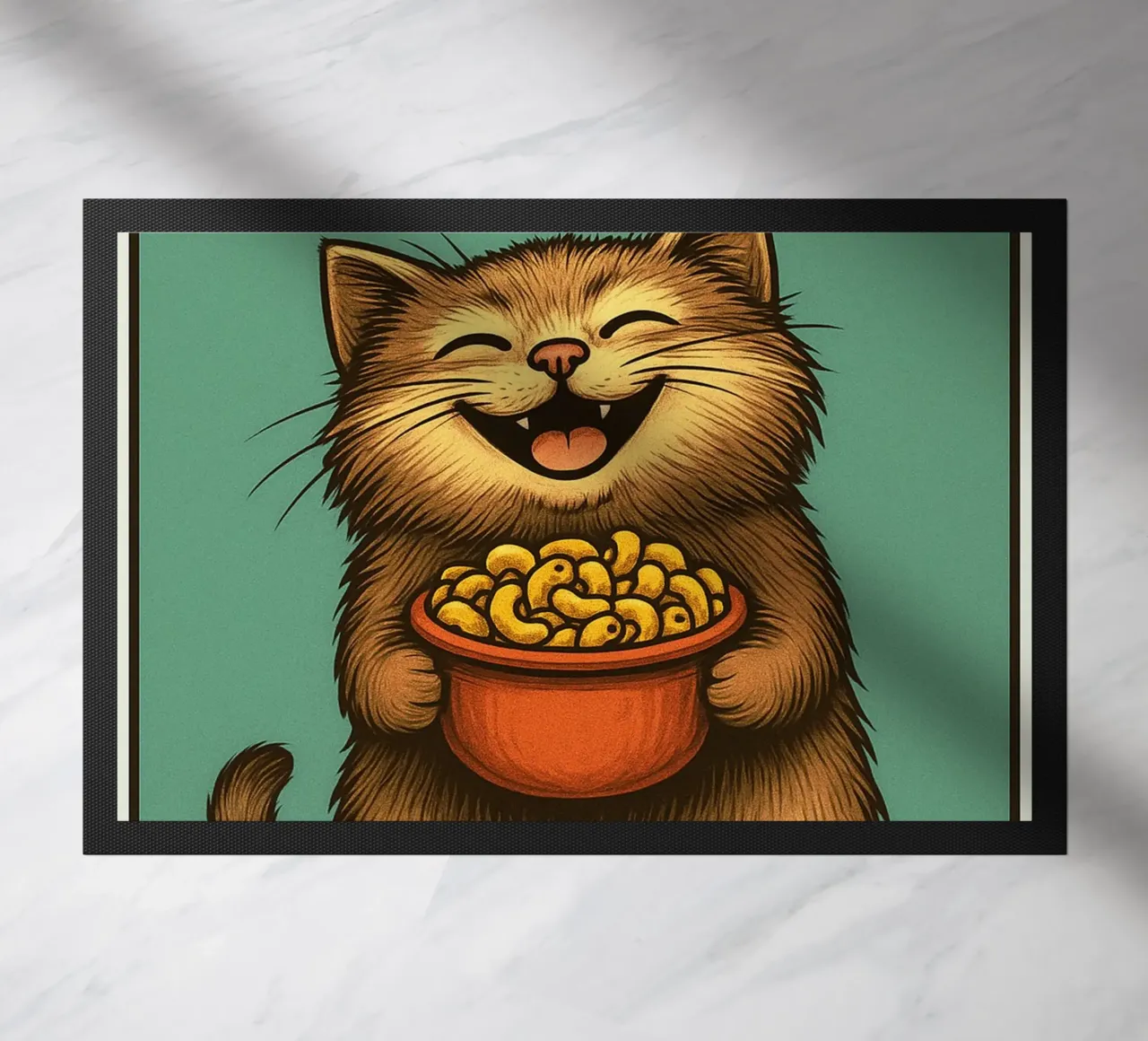 You Mac Me Smile Quote Funny Cat zerbino da Rawdenox
