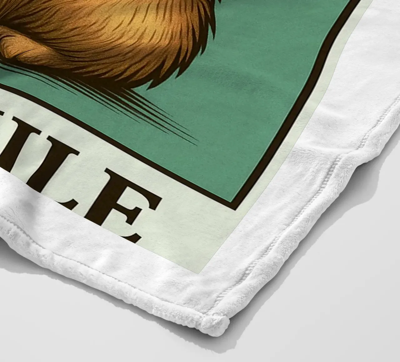 Sie Mac Me Lächeln Zitat lustige Katze Fleecedecke von Rawdenox