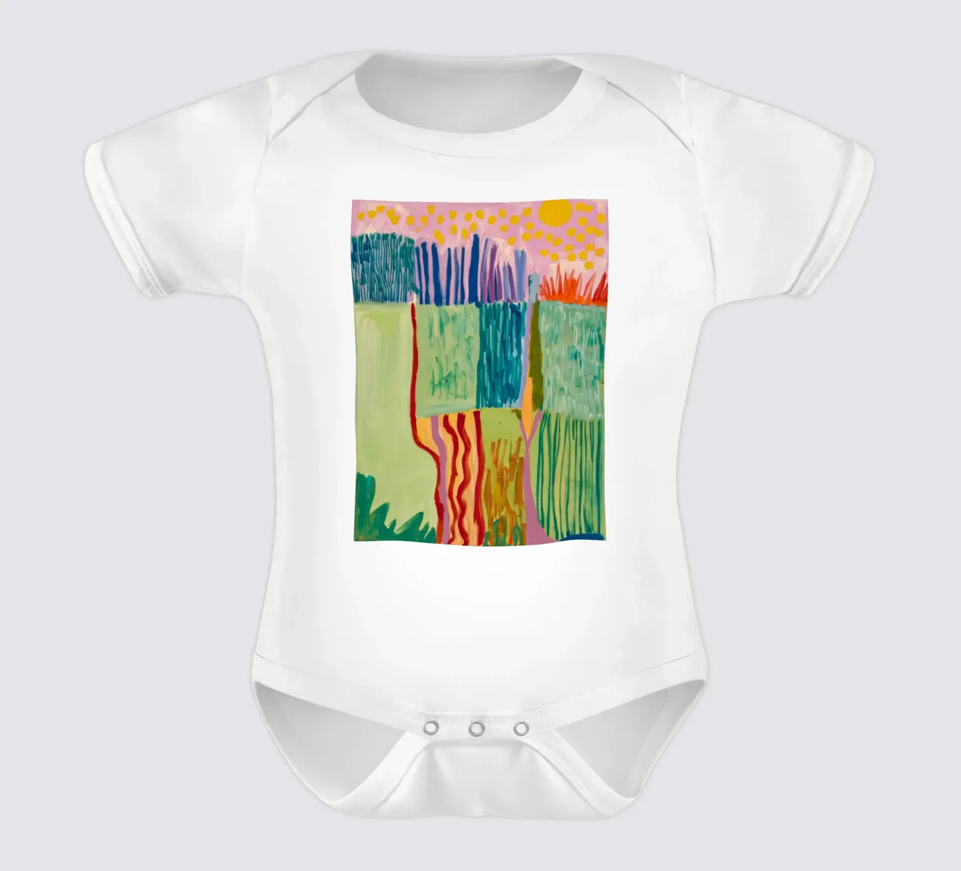 Patchwork Coastal View body bébé de Sublime Layers