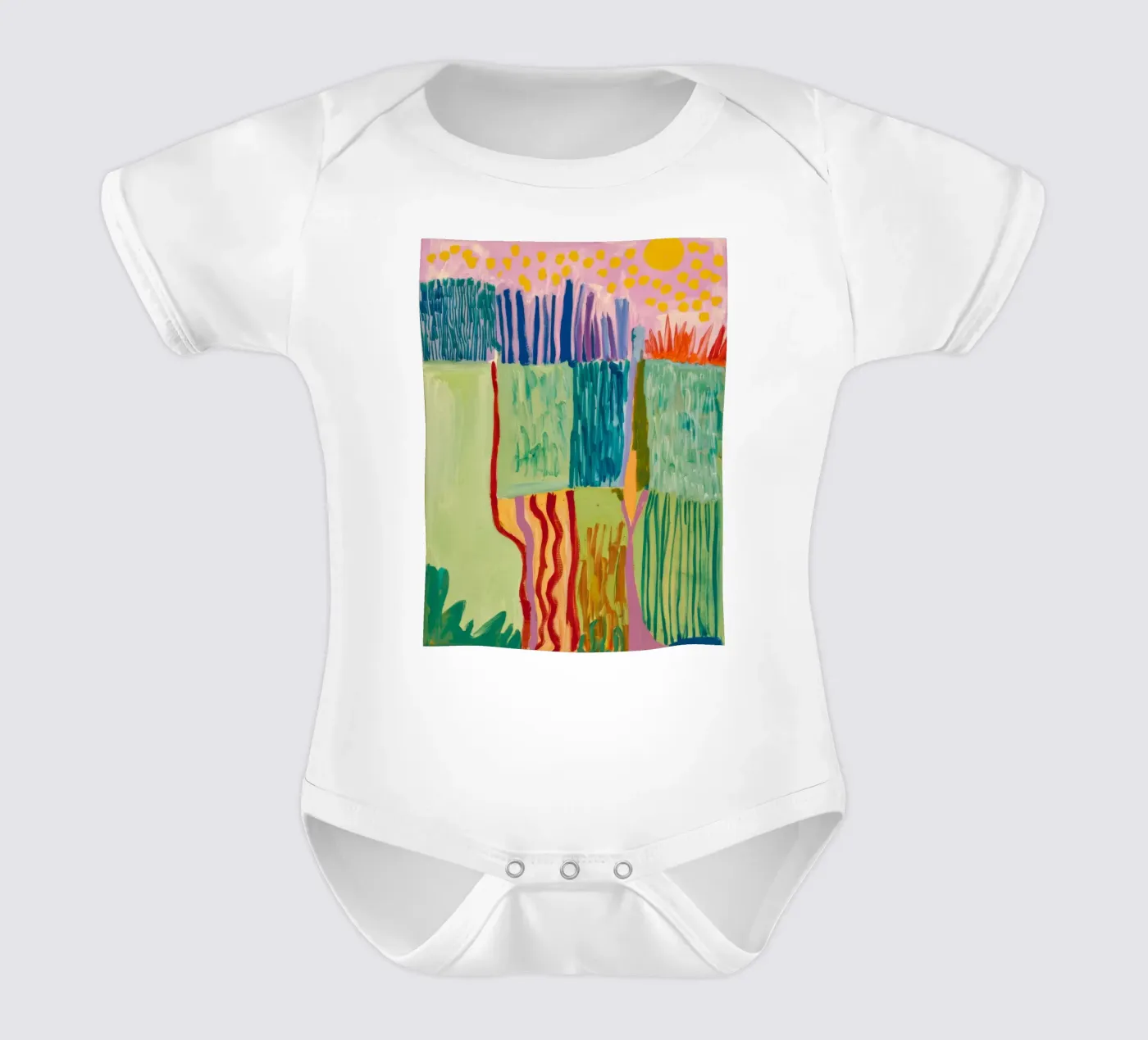 Patchwork Coastal View body bébé de Sublime Layers