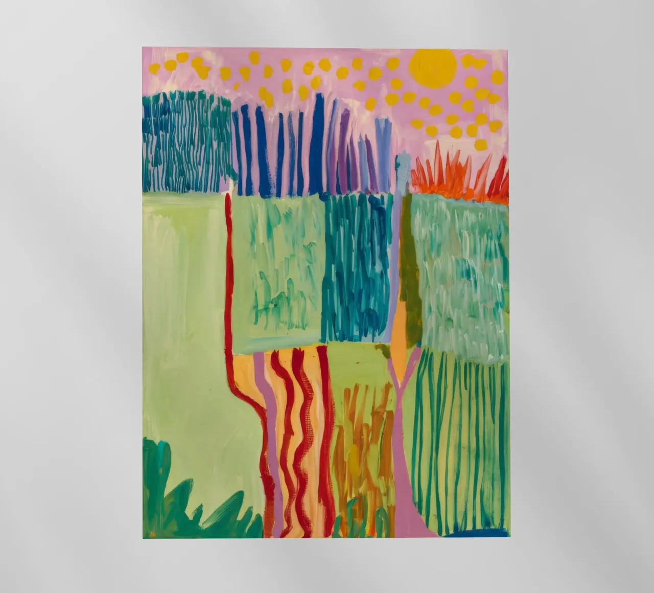 Vista costiera patchwork pellicola backlit da Sublime Layers