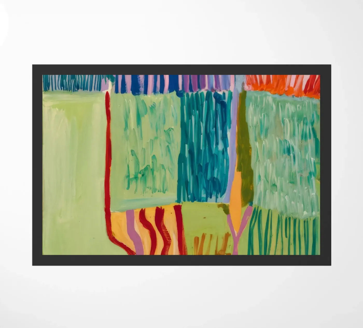 Patchwork Coastal View doormat by Sublime Layers