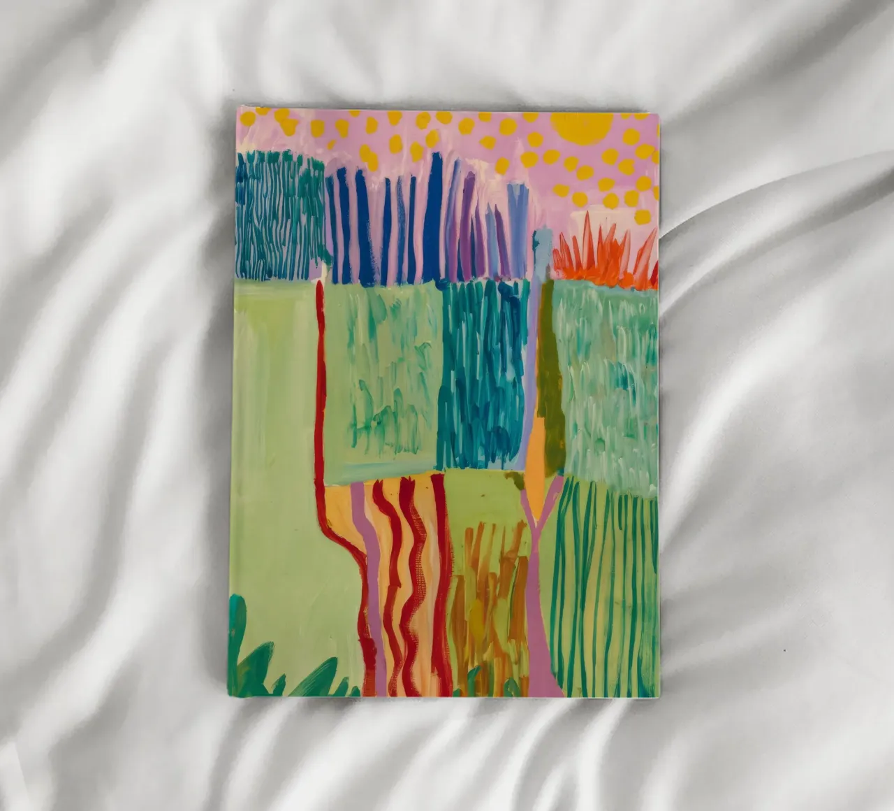 Patchwork Coastal View notebook by Sublime Layers