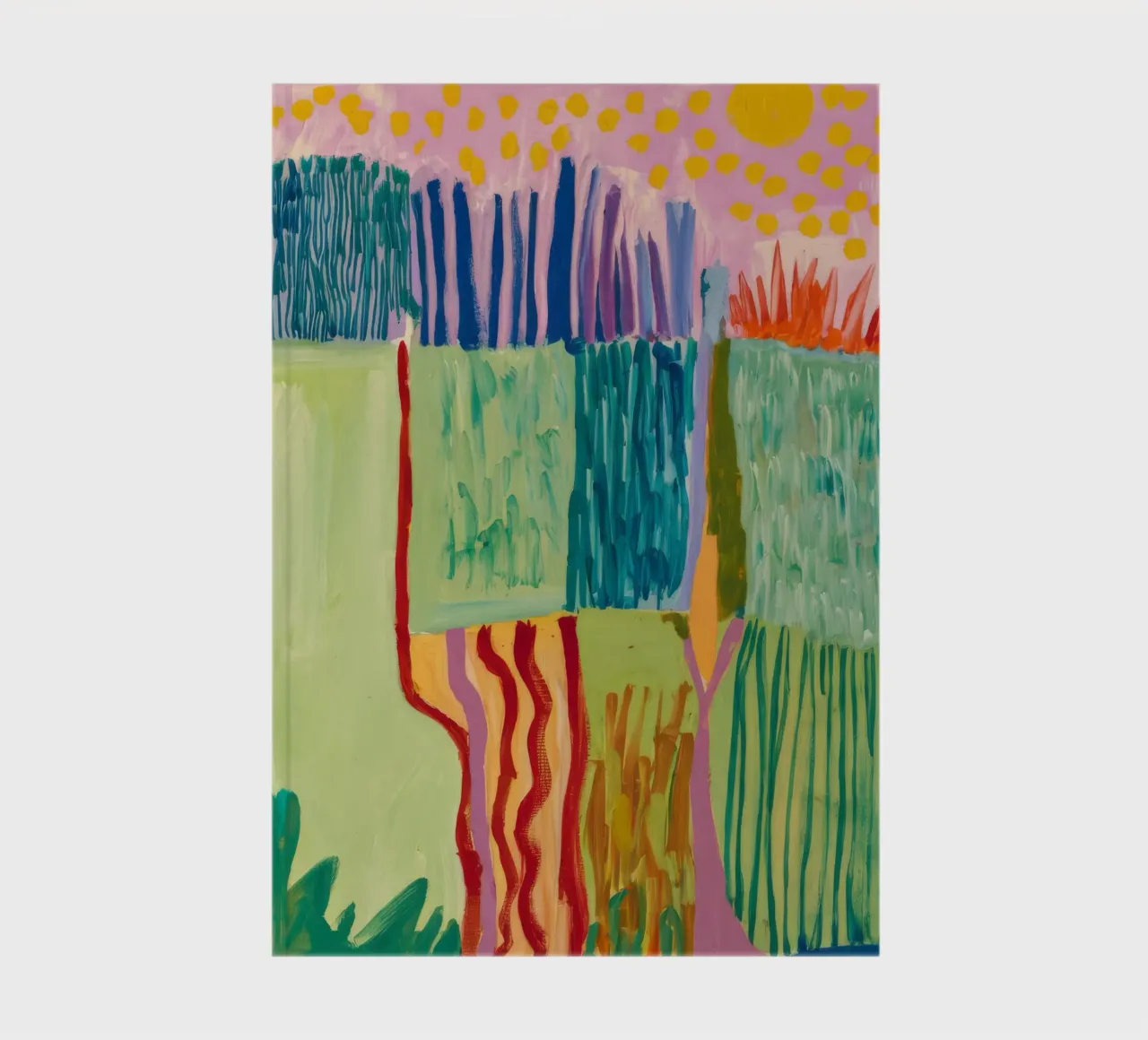 Patchwork Coastal View notebook by Sublime Layers