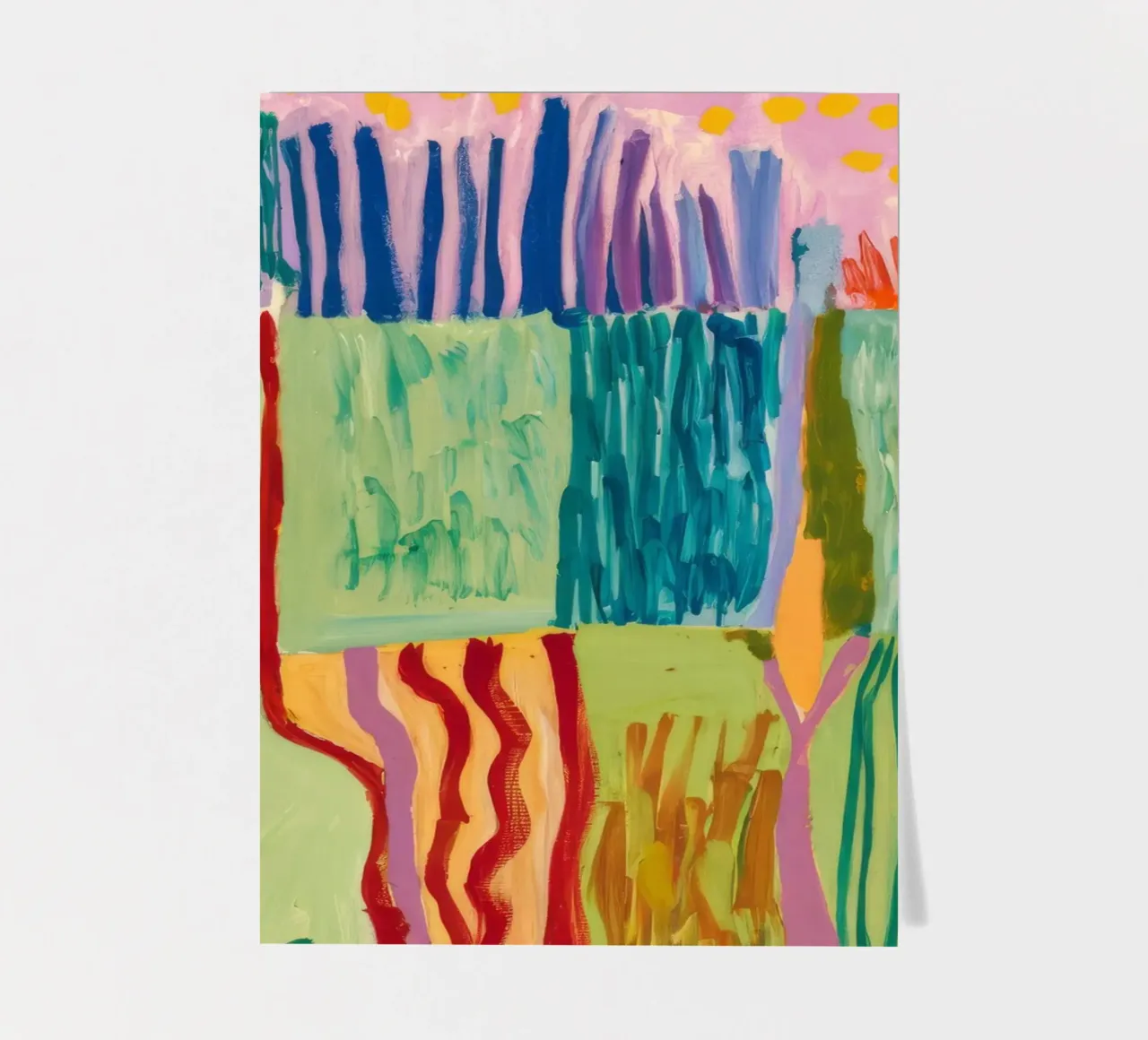 Patchwork Coastal View sticker sheet by Sublime Layers