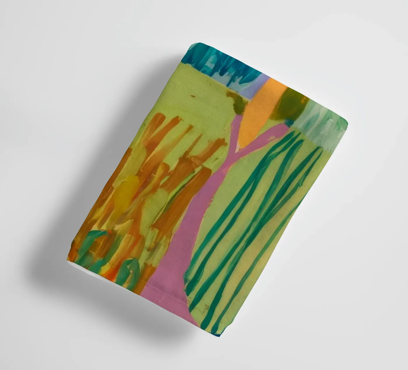 Patchwork Coastal View towel by Sublime Layers