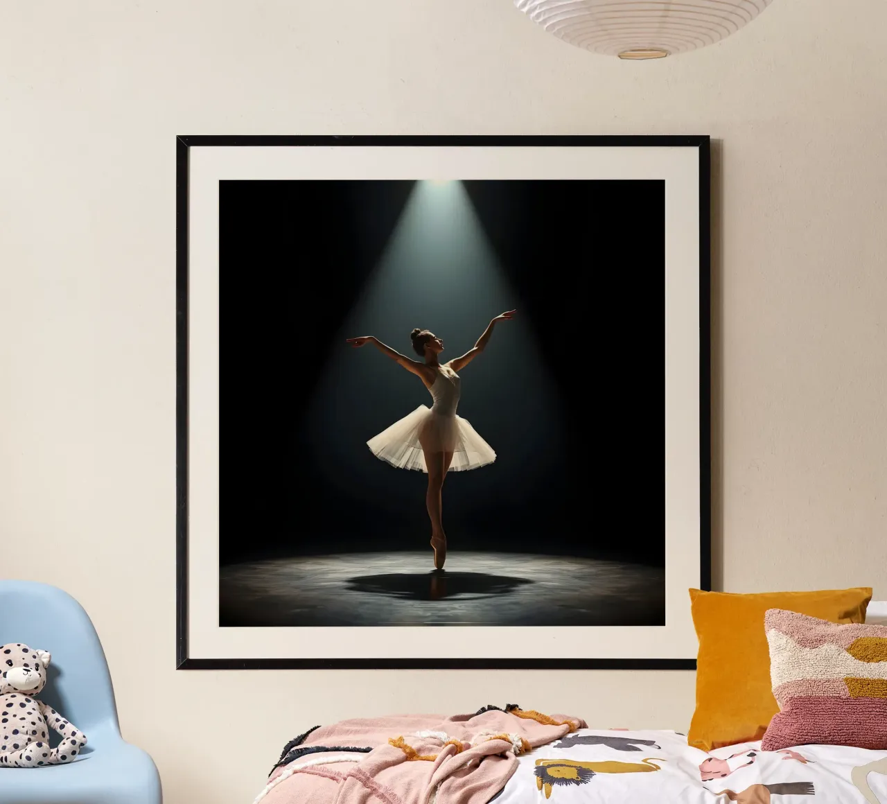 Sotto i riflettori poster con telaio in plastica da Anita's Dream
