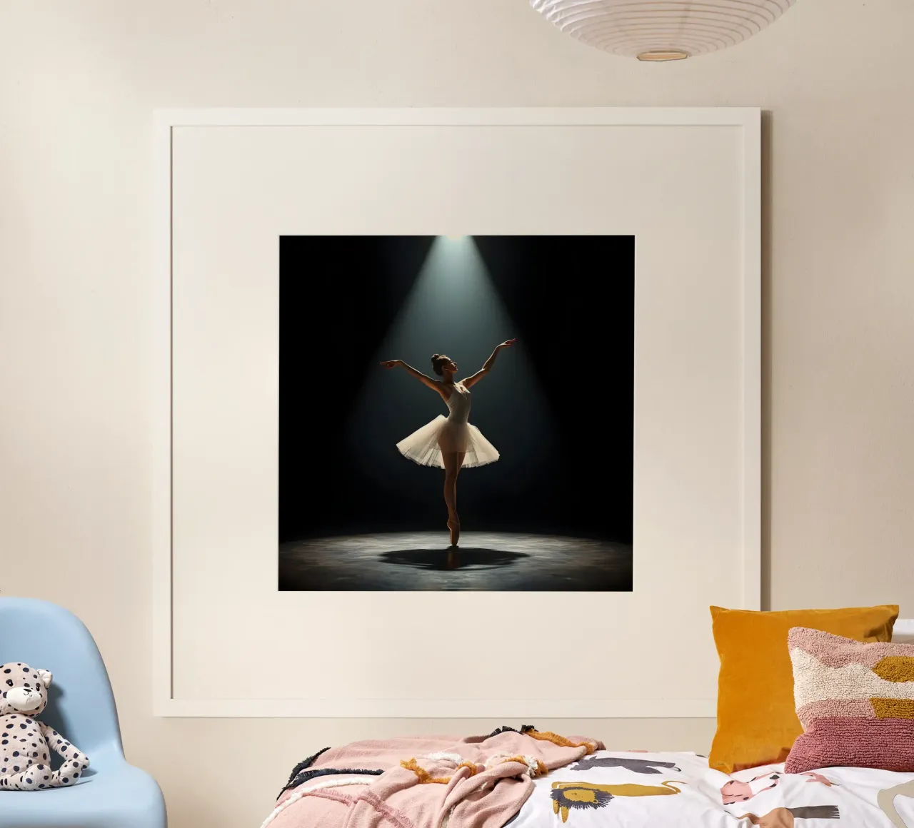 Sotto i riflettori poster con telaio in plastica da Anita's Dream