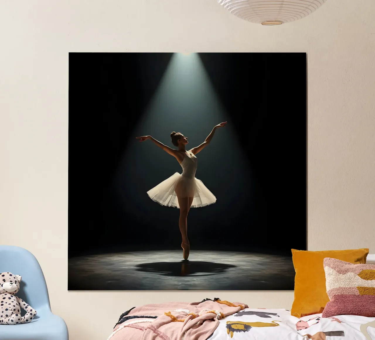 Sotto i riflettori poster con telaio in plastica da Anita's Dream